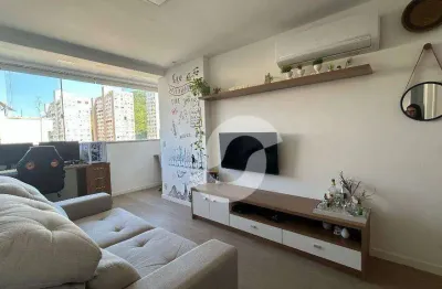 Apartamento com 2 dormitórios à venda, 61 m² por r$ 380.000,00 - santa rosa - niterói/rj
