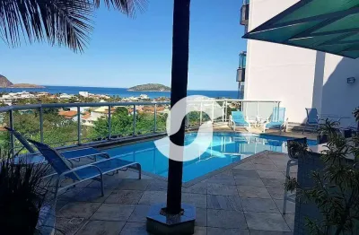 Flat com 1 dormitório à venda, 37 m² por r$ 535.000,00 - camboinhas - niterói/rj
