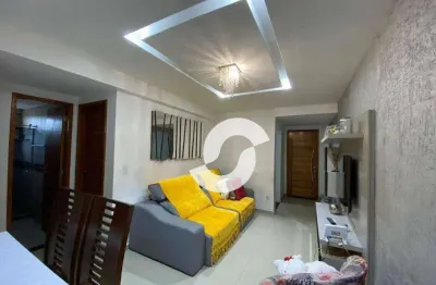 Apartamento com 2 dormitórios à venda, 62 m² por r$ 250.000,00 - barro vermelho - são gonçalo/rj