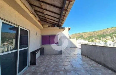Oportunidade r$ 500.000 - cobertura duplex 3 quartos, 2 vagas em santa rosa.