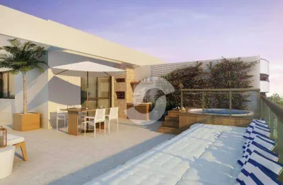 Cobertura com 3 dormitórios à venda, 185 m² por r$ 1.850.000,00 - icaraí - niterói/rj