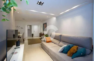 Apartamento com 4 dormitórios à venda, 140 m² por r$ 1.690.000,00 - icaraí - niterói/rj