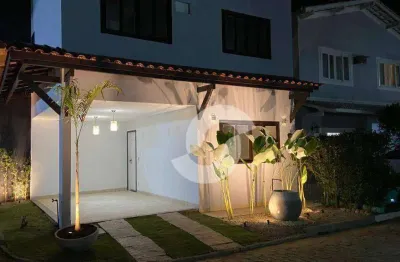 Maravilhosa casa duplex com 3 dormitórios em condomínio pequeno!  174 m² por r$ 590.000 - maravista - niterói/rj