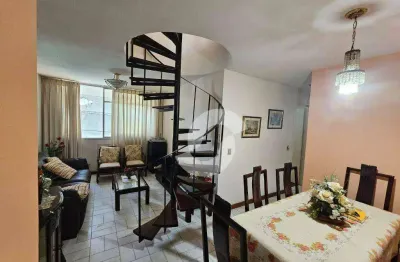 Cobertura com 2 dormitórios à venda, 157 m² por r$ 1.500.000,00 - icaraí - niterói/rj