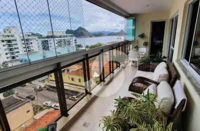Apartamento à venda, 156 m² por r$ 1.800.000,00 - charitas - niterói/rj
