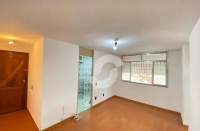 Apartamento para venda em icaraí, niterói-rj: 2 quartos, 1 sala, 1 banheiro, 1 vaga de garagem, 50m² de área. adquira já!