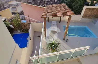 Casa com 3 dormitórios à venda, 180 m² por r$ 800.000,00 - maria paula - niterói/rj