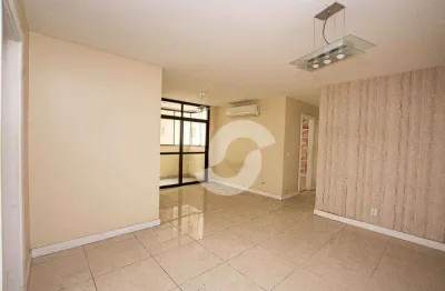 Apartamento com 3 dormitórios à venda, 106 m² e 2 vagas por r$ 660.000 - icaraí - niterói/rj