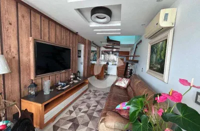 Cobertura com 3 dormitórios à venda, 220 m² por r$ 2.050.000,00 - icaraí - niterói/rj