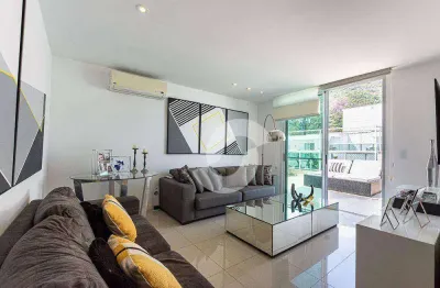 Cobertura com 3 dormitórios à venda, 190 m² por r$ 1.450.000,00 - itaipu - niterói/rj