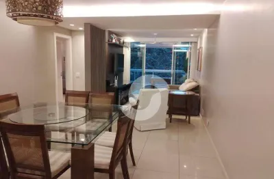 Apartamento com 3 dormitórios à venda, 128 m² por r$ 1.500.000  - são francisco - niterói/rj