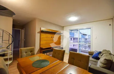 Cobertura com 2 dormitórios à venda, 137 m² por r$ 550.000,00 - maria paula - niterói/rj