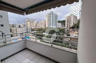Apartamento com 3 dormitórios à venda, 95 m² por r$ 600.000,00 - santa rosa - niterói/rj