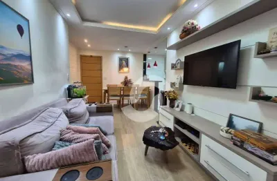 Apartamento a venda por r$610.000,00 com 85 m², 3 quartos, 2 banheiros e área de lazer completa e com 1 vaga.