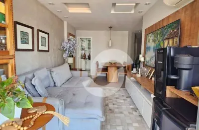 Ótimo apartamento com 2 dormitórios à venda, 82 m² por r$ 730.000 - ingá - niterói/rj