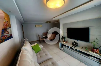 Excelente apartamento com 3 suítes a venda, 115 m² por r$ 1.480.000 - icaraí - niterói/rj