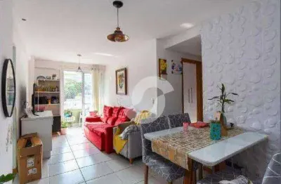 Apartamento com 2 dormitórios à venda, 55 m² por r$ 350.000,00 - maria paula - niterói/rj