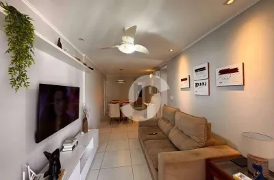 Varanda gourmet, 3 quartos com 2 suítes, vaga de garagem e lazer completo -  115 m² por r$ 890.000 - vital brasil - niterói/rj