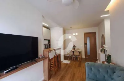 Apartamento com 2 dormitórios à venda, 65 m² por r$ 399.000,00 - largo da batalha - niterói/rj