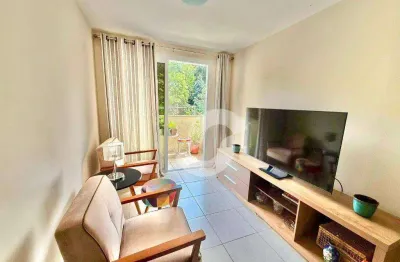 Apartamento com 2 dormitórios à venda, 61 m² - badu - niterói/rj