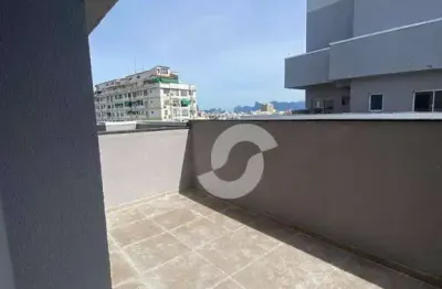 Cobertura com 2 dormitórios à venda, 60 m² por r$ 680.000,00 - santa rosa - niterói/rj