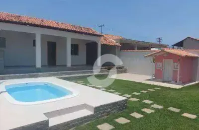 Casa com 2 dormitórios à venda, 120 m² por r$ 550.000,00 - jardim interlagos (ponta negra) - maricá/rj