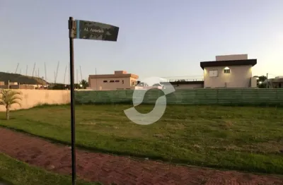 Terreno à venda em condomínio de luxo em maricá, 443 m² por r$ 360.000 - itapeba - maricá/rj