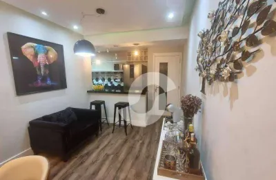 Apartamento com 2 dormitórios à venda, 60 m² por r$ 420.000,00 - maceió - niterói/rj