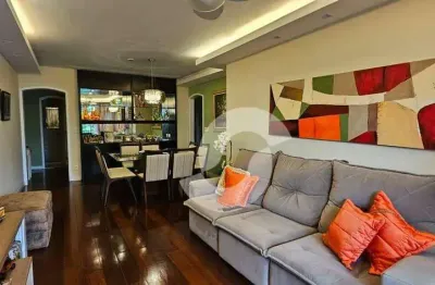 Excelente apartamento com 2 dormitórios à venda, 108 m² por r$ 1.200.000 - icaraí - niterói/rj