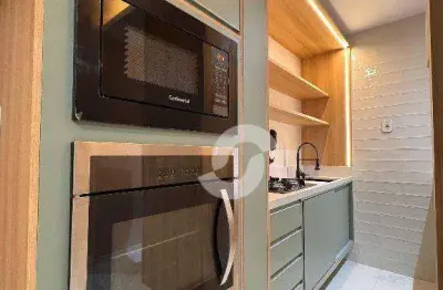 Apartamento rua ator paulo gustavo com 1 dormitório à venda, 45 m² por r$ 490.000 - icaraí - niterói/rj