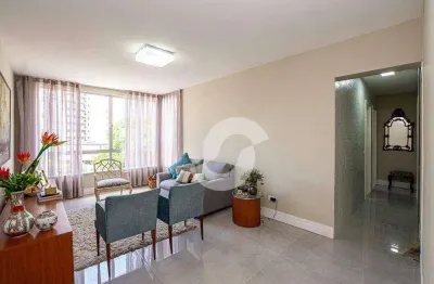 Apartamento com 3 dormitórios à venda, 120 m² por r$ 1.100.000 - santa rosa - niterói/rj