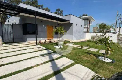 Casa com 3 dormitórios à venda, 150 m² por r$ 680.000,00 - cajueiros (itaipuaçu) - maricá/rj