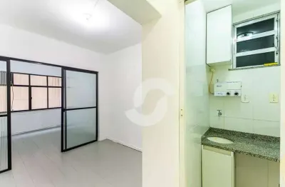 Apartamento com 1 dormitório à venda, 32 m² por r$ 120.000,00 - centro - niterói/rj