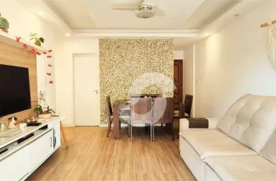 Apartamento com 2 quartos sendo uma suíte à venda, 90 m² por r$ 580.000 - santa rosa - niterói/rj