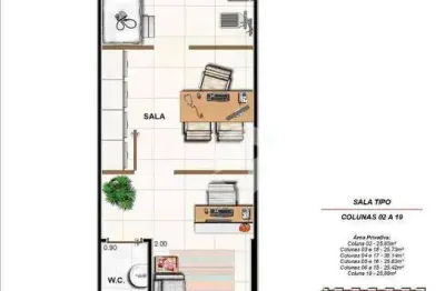 Sala à venda, 26 m² por r$ 139.900,00 - alcântara - são gonçalo/rj