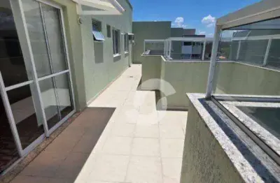 Cobertura com 2 dormitórios à venda, 97 m² por r$ 498.000,00 - maria paula - niterói/rj