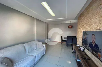 Apartamento com 3 dormitórios à venda, 105 m² por r$ 740.000,00 - santa rosa - niterói/rj