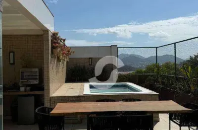 Cobertura com 4 dormitórios à venda, 334 m² por r$ 4.900.000,00 - piratininga - niterói/rj