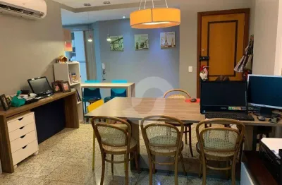 Icaraí,  excelente planta, junto ao polo gastronômico. sol da manhã, varanda gourmet, sala ampla, 3 qts, 2 suítes, 2 vgs e lazer completo