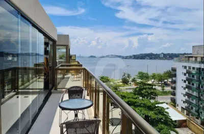 Cobertura com 4 dormitórios à venda, 249 m² por r$ 2.650.000,00 - charitas - niterói/rj