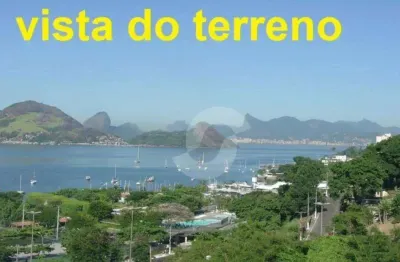 Excelente terreno em são francisco com vista panorâmica para o rio de janeiro