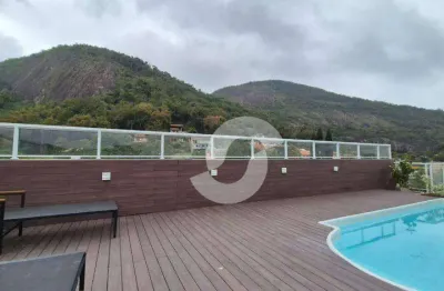 Flat com 1 dormitório à venda, 37 m² por r$ 450.000,00 - itaipu - niterói/rj