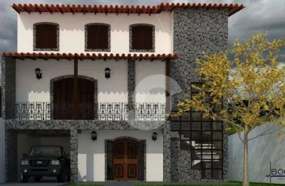 Casa com 6 dormitórios à venda, 400 m² por r$ 1.050.000,00 - piratininga - niterói/rj