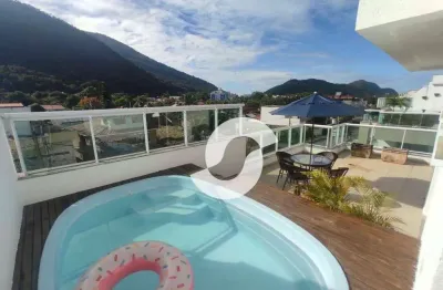 Cobertura com 3 dormitórios à venda, 190 m² por r$ 1.150.000,00 - itaipu - niterói/rj