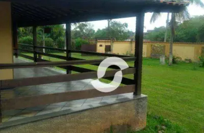 Sítio residencial ou comercial -casa com 4 dormitórios à venda, 500 m² por r$ 1.000.000 - inoã - maricá/rj