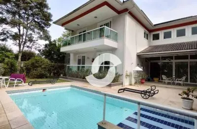 Casa com 4 dormitórios à venda, 582 m² por r$ 3.450.000,00 - itaipu - niterói/rj