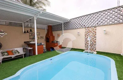 Casa com 4 dormitórios à venda, 270 m² por r$ 1.200.000,00 - itaipu - niterói/rj