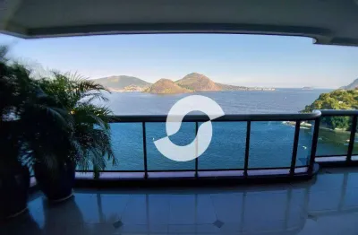 Apartamento com 3 dormitórios, 280 m² - venda por r$2.970,00 ou aluguel por r$ 18.216,59/mês - boa viagem - niterói/rj