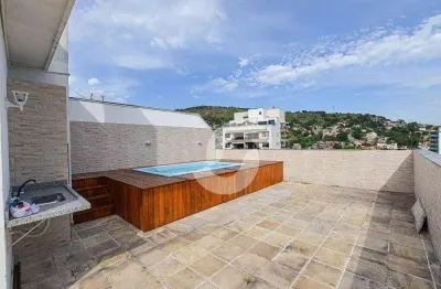 Cobertura à venda, 200 m² por r$ 1.050.000,00 - icaraí - niterói/rj