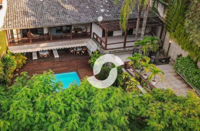 Casa com 4 dormitórios à venda, 743 m² por r$ 8.300.000,00 - são francisco - niterói/rj